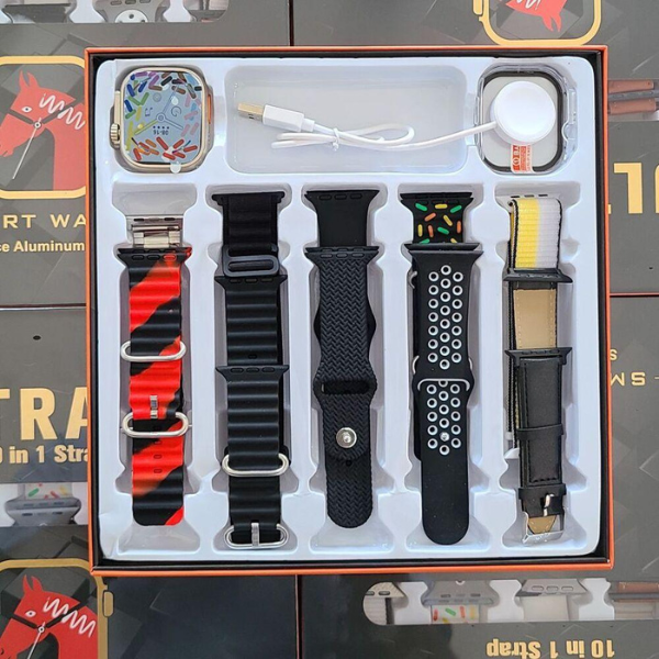 Ultra 10 in 1 Straps Smart Watch